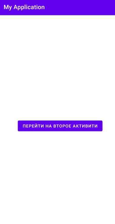 Приложение с кнопкой